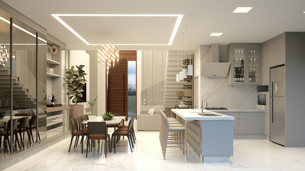 Open-plan Kitchen & Dining - Image 1